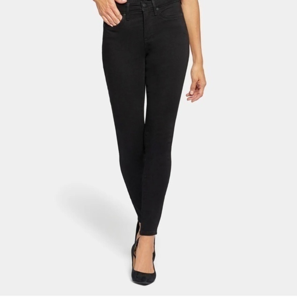 NYDJ. Black Ami‎ Skinny Jeans.